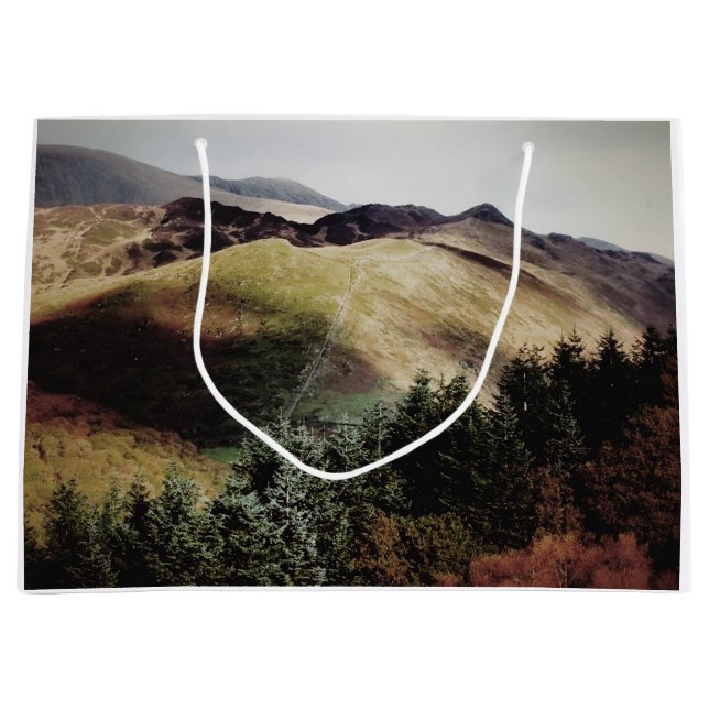 BOLSA DE REGALO GRANDE VISTAS A LAS MONTAÑAS DE GALES (Anverso)