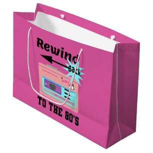Bolsa De Regalo Grande Volver a los años 80