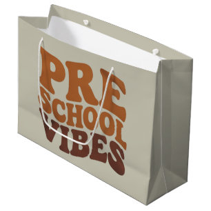 Bolsa De Regalo Grande Vuelta al cole primer día de preescolar Pre-K Groo