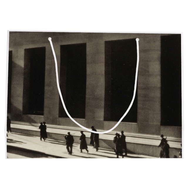 Bolsa De Regalo Grande Wall Street (por Paul Strand, 1915) (Reverso)