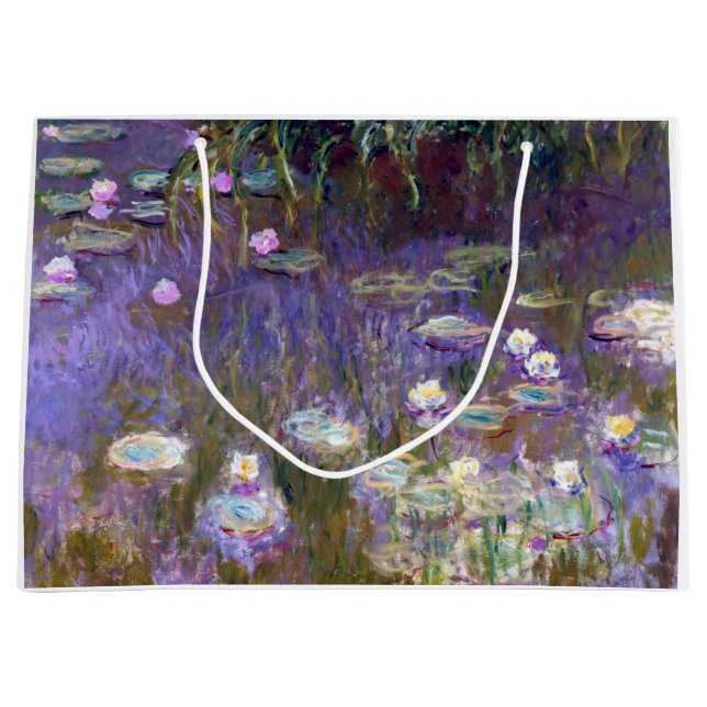Bolsa De Regalo Grande Water Lily Pond, Monet (Anverso)