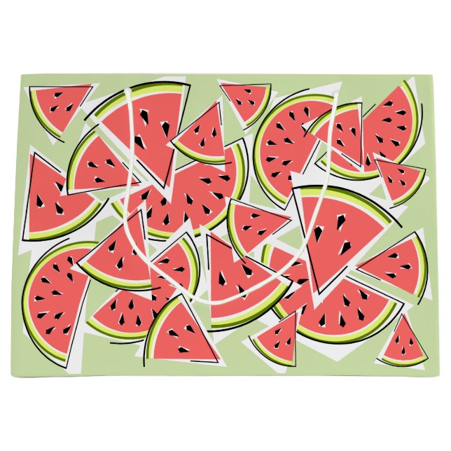 Bolsa De Regalo Grande Watermelon Green (Anverso)