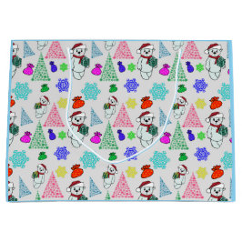 Bolsa De Regalo Grande Weihnachtsmotiv mit Bär