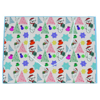 Bolsa De Regalo Grande Weihnachtsmotiv mit Bär