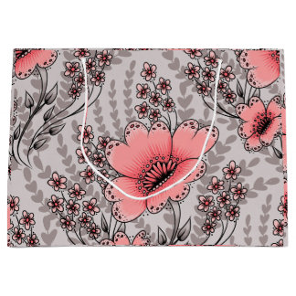 Bolsa De Regalo Grande Wild fields patterned gift bag