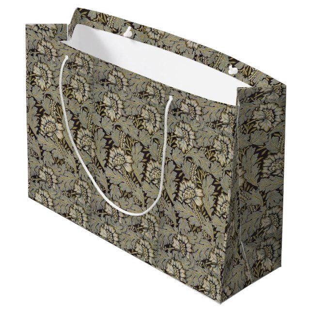 Bolsa De Regalo Grande William Morris Anemone de 1876 (Angulo reverso)