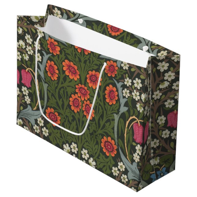 Bolsa De Regalo Grande William Morris Blackthorn Garden Flower Classic (Angulo Anverso)