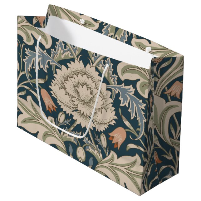 Bolsa De Regalo Grande William Morris Severn Floral Garden Floral Classic (Angulo Anverso)