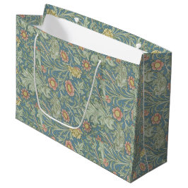 Bolsa De Regalo Grande William Morris Vintage Floral Double Bough
