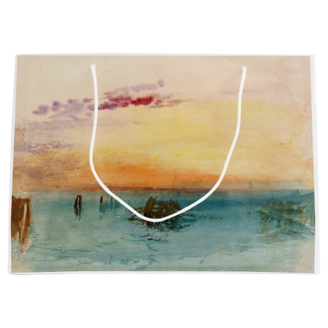 Bolsa De Regalo Grande William Turner - La laguna cerca de Venecia al ata (Anverso)