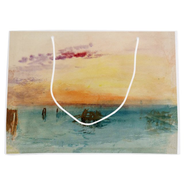 Bolsa De Regalo Grande William Turner - La laguna cerca de Venecia al ata (Anverso)