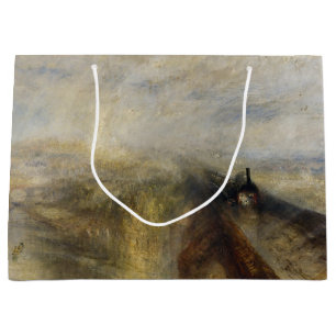 Bolsa De Regalo Grande William Turner - Lluvia, vapor y velocidad