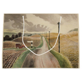 Bolsa De Regalo Grande Wiltshire Landscape (por Eric Ravilious)