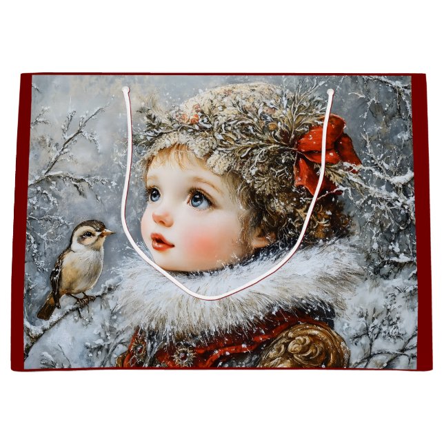 Bolsa De Regalo Grande Winter Child (Anverso)