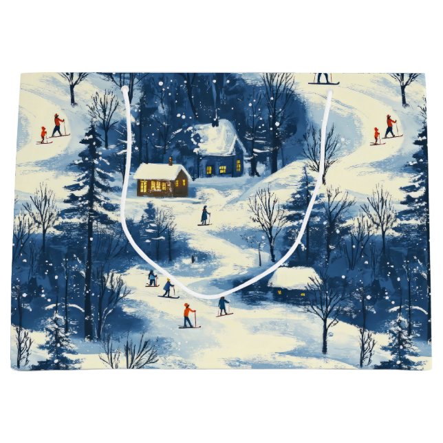 Bolsa De Regalo Grande Winter Wonderland (Anverso)