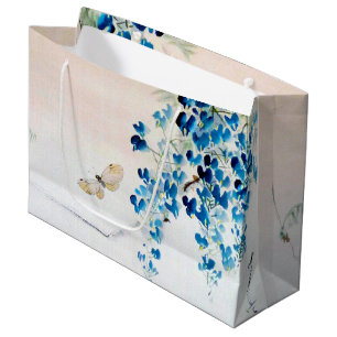 Bolsa De Regalo Grande Wisteria y mariposa, Watanabe Seitei