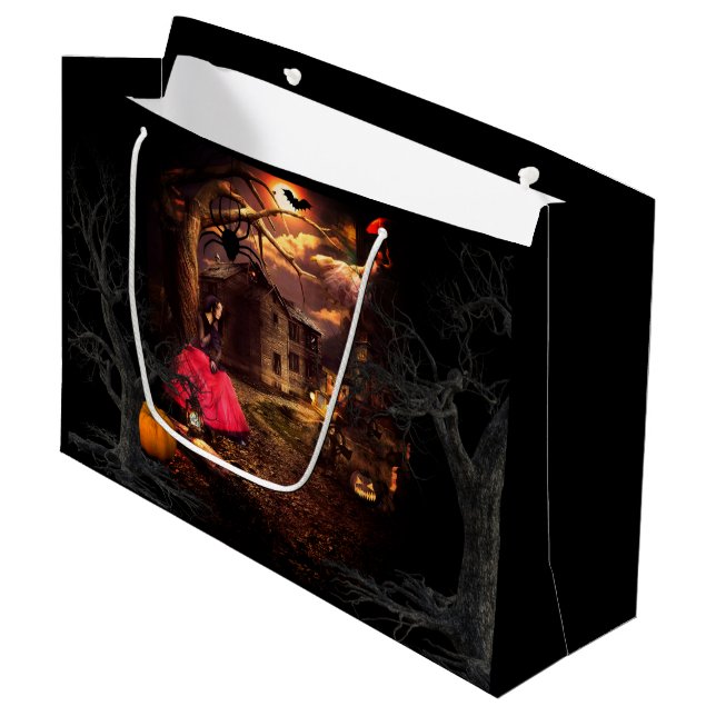 Bolsa De Regalo Grande Witchy Halloween (Angulo Anverso)