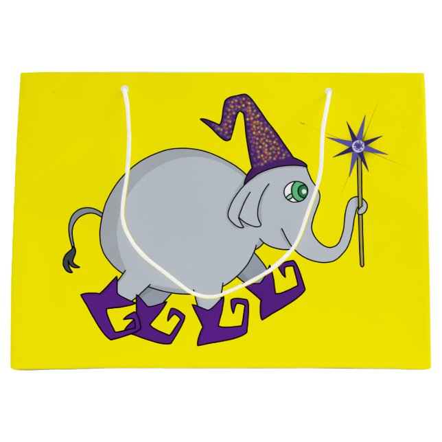 Bolsa De Regalo Grande Wizard Elephant (Anverso)