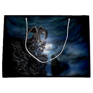 Bolsa De Regalo Grande Wolf Moon - Wolf con Golem