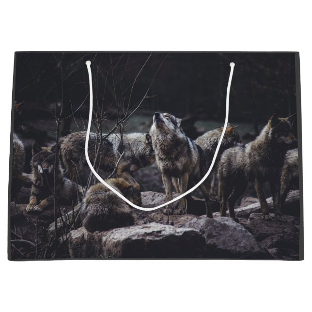 Bolsa De Regalo Grande Wolf Pack (Anverso)