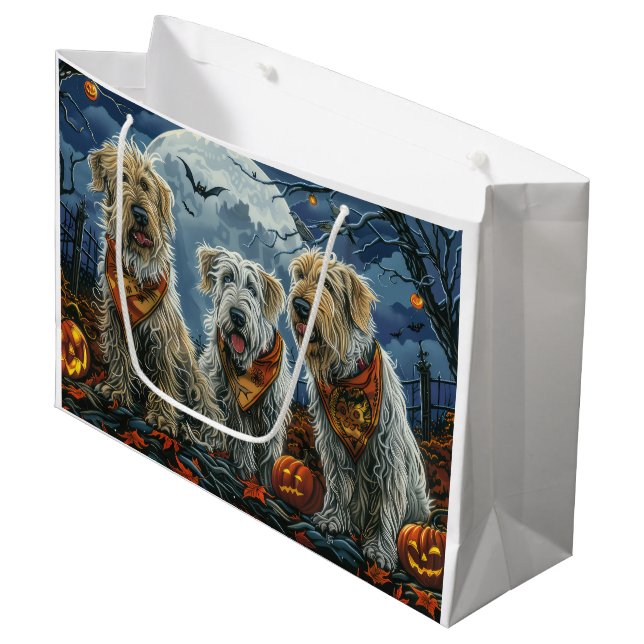 Bolsa De Regalo Grande Wolfhound Halloween Spooky (Angulo Anverso)