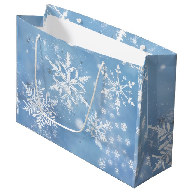 Bolsa De Regalo Grande Wonderful Christmas Snow (Angulo Anverso)