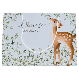 Bolsa De Regalo Grande Woodland Deer Baby Shower