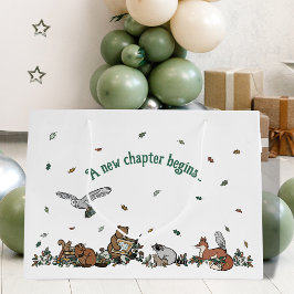 Bolsa De Regalo Grande Woodland Storybook Baby Shower