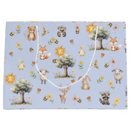 Bolsa De Regalo Grande Woodland Wildlife Baby Shower
