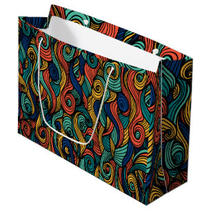Bolsa De Regalo Grande Wool Topped paisley