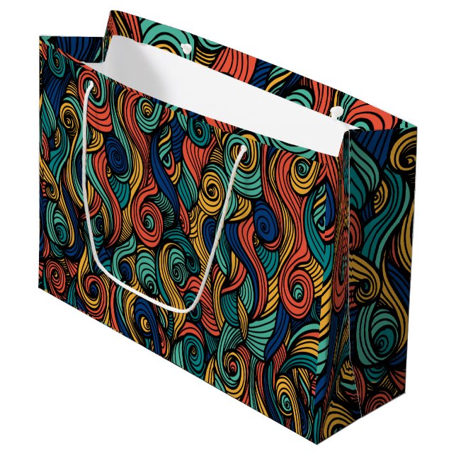 Bolsa De Regalo Grande Wool Topped paisley (Angulo Anverso)