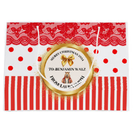 BOLSA DE REGALO GRANDE XMAS GIFT BAG