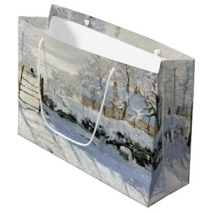Bolsa de regalo grande y de oro