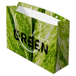 Bolsa de regalo grande y ecológica viva