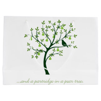 Bolsa De Regalo Grande Y una perdiz en un peral