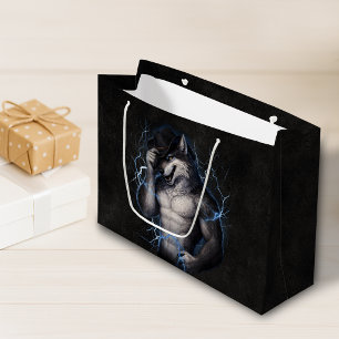 Bolsa De Regalo Grande Ya No Más Señor Buen Tipo Divertido Alpha Wolf Mem