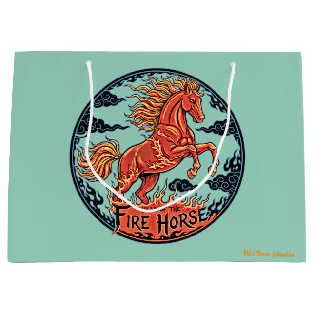 Bolsa De Regalo Grande Year of the Fire Horse (Anverso)