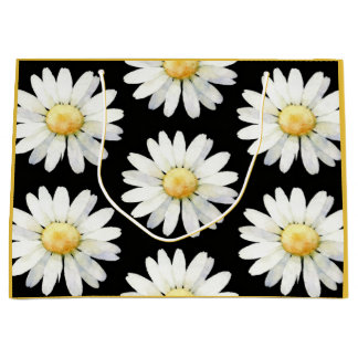 Bolsa De Regalo Grande Yellow Dotted Daisy's