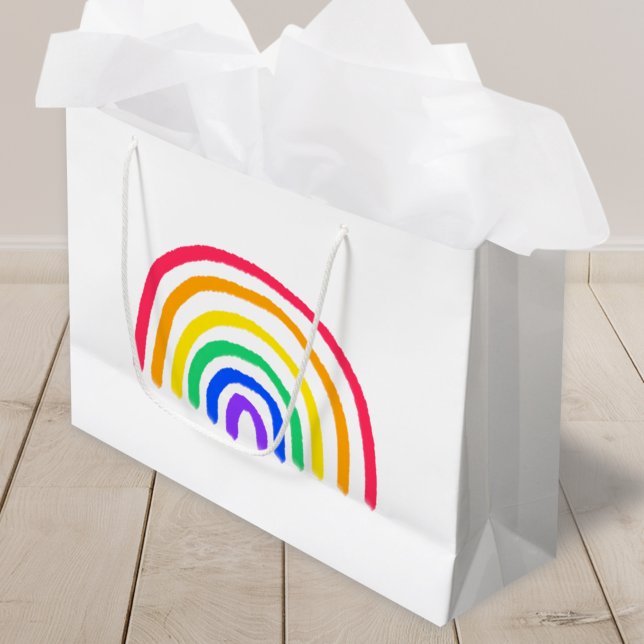 Bolsa De Regalo Grande Your Child's Own Artwork | Upload Kids Drawing (Subido por el creador)