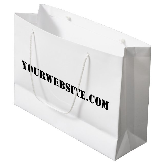 Bolsa De Regalo Grande YourWebSite.com (Angulo Anverso)
