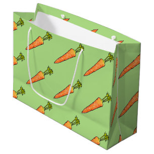 Bolsa De Regalo Grande Zanahoria