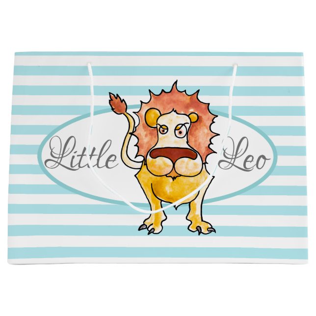 Bolsa De Regalo Grande Zodíaco Leo (Anverso)
