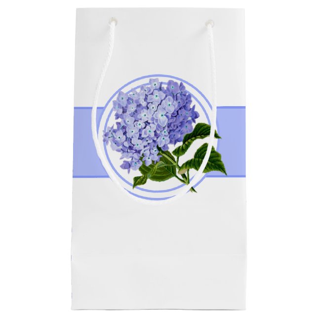 Bolsa de regalo - Hidrangea azul (Anverso)
