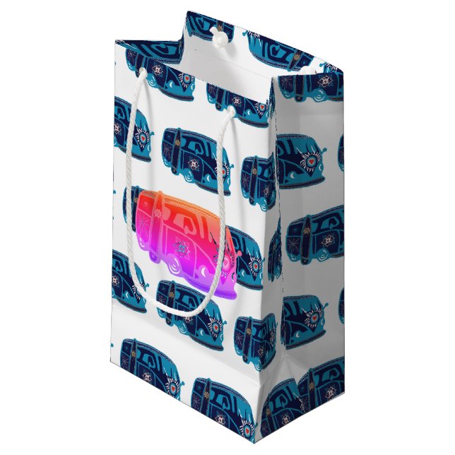 Bolsa de regalo Hippie Van Personalizado Gift - Pe (Angulo Anverso)