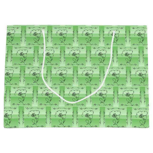 Bolsa de regalo horizontal de la funda de belleza  (Anverso)