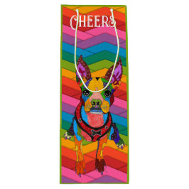 Bolsa de regalo linda y colorida de Boston Terrier