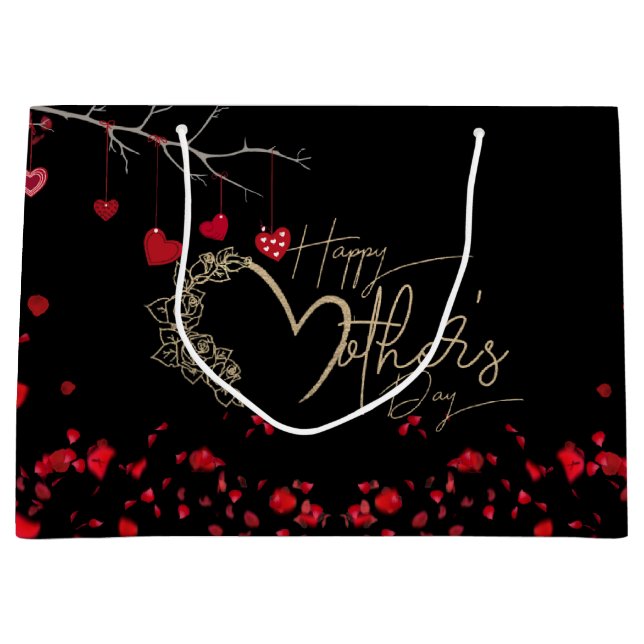 Bolsa de regalo lujosa para día de madre (Anverso)