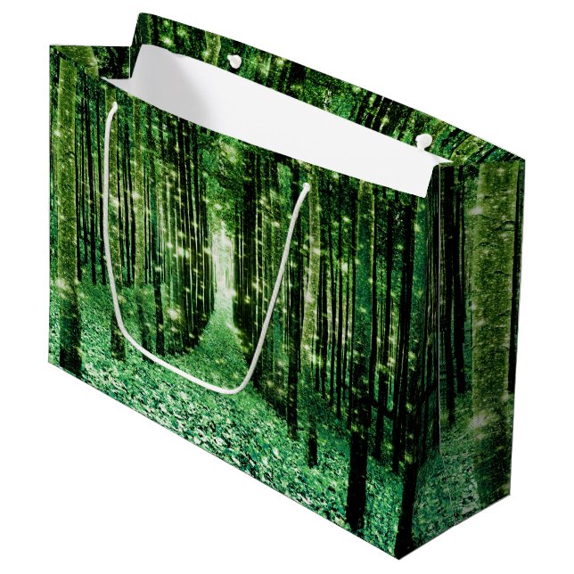 Bolsa de regalo Mágico Bosque Verde Misterio (Angulo Anverso)