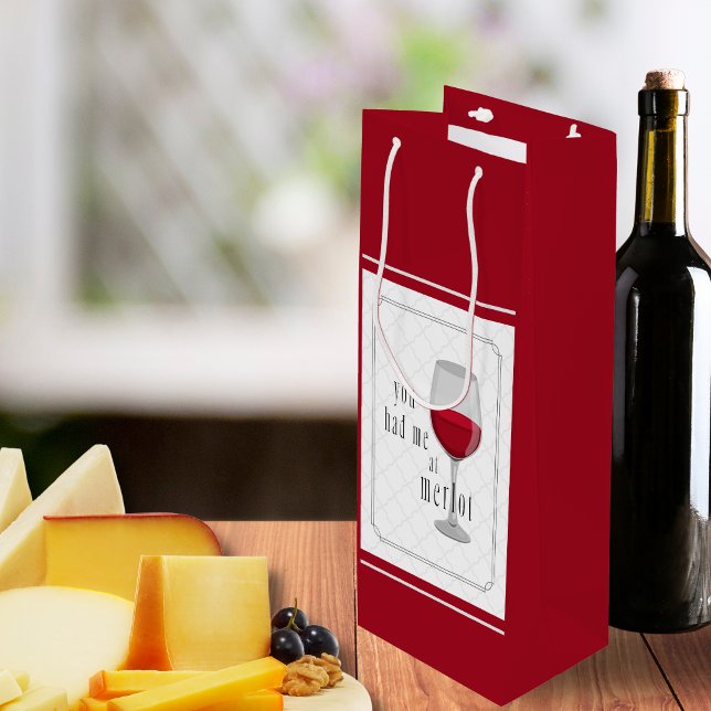 Bolsa de regalo Me enamoraste con Merlot (Subido por el creador)