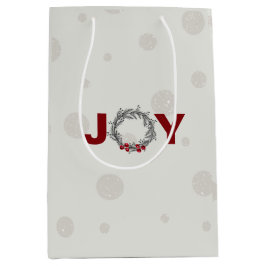 Bolsa de regalo media de regalo de JOY HOLIDAY